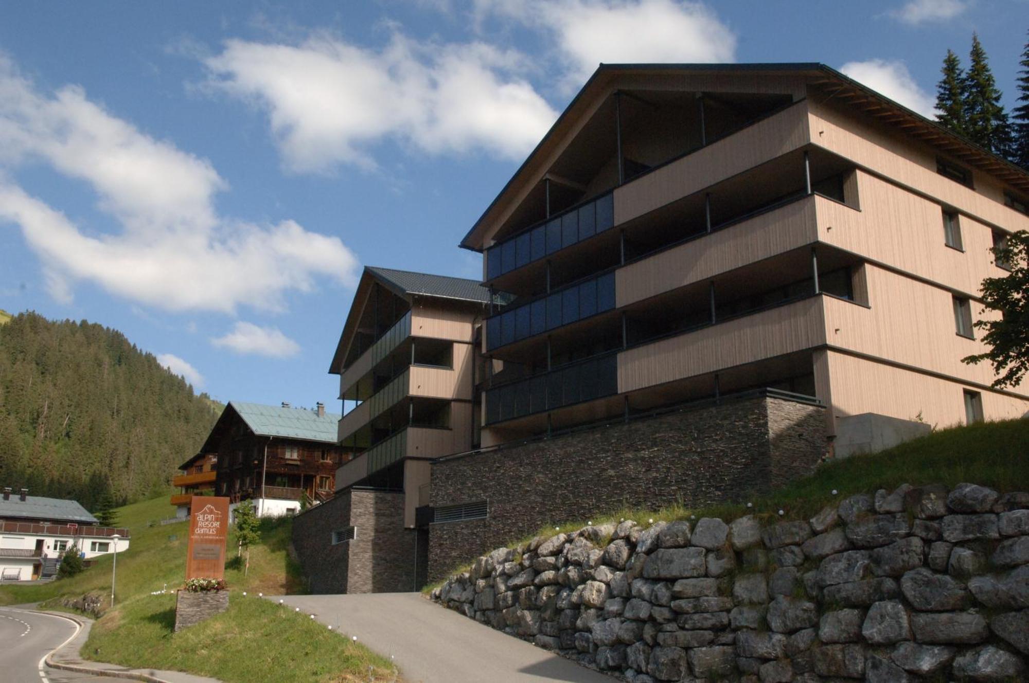 Aparthotel Alpinresort ダーミュルス エクステリア 写真